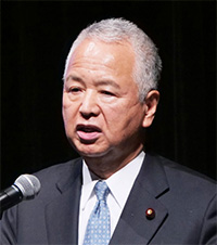 Mr. Akira Amari, Member of the House of Representatives, Chairman of the Liberal Democratic Party's Task Force on Economic Security